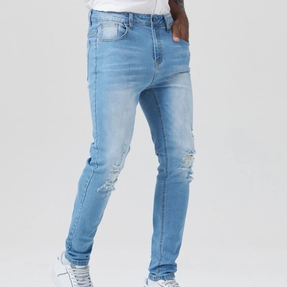 SHEIN Mens Distressed Jeans - Picture 3 of 9
